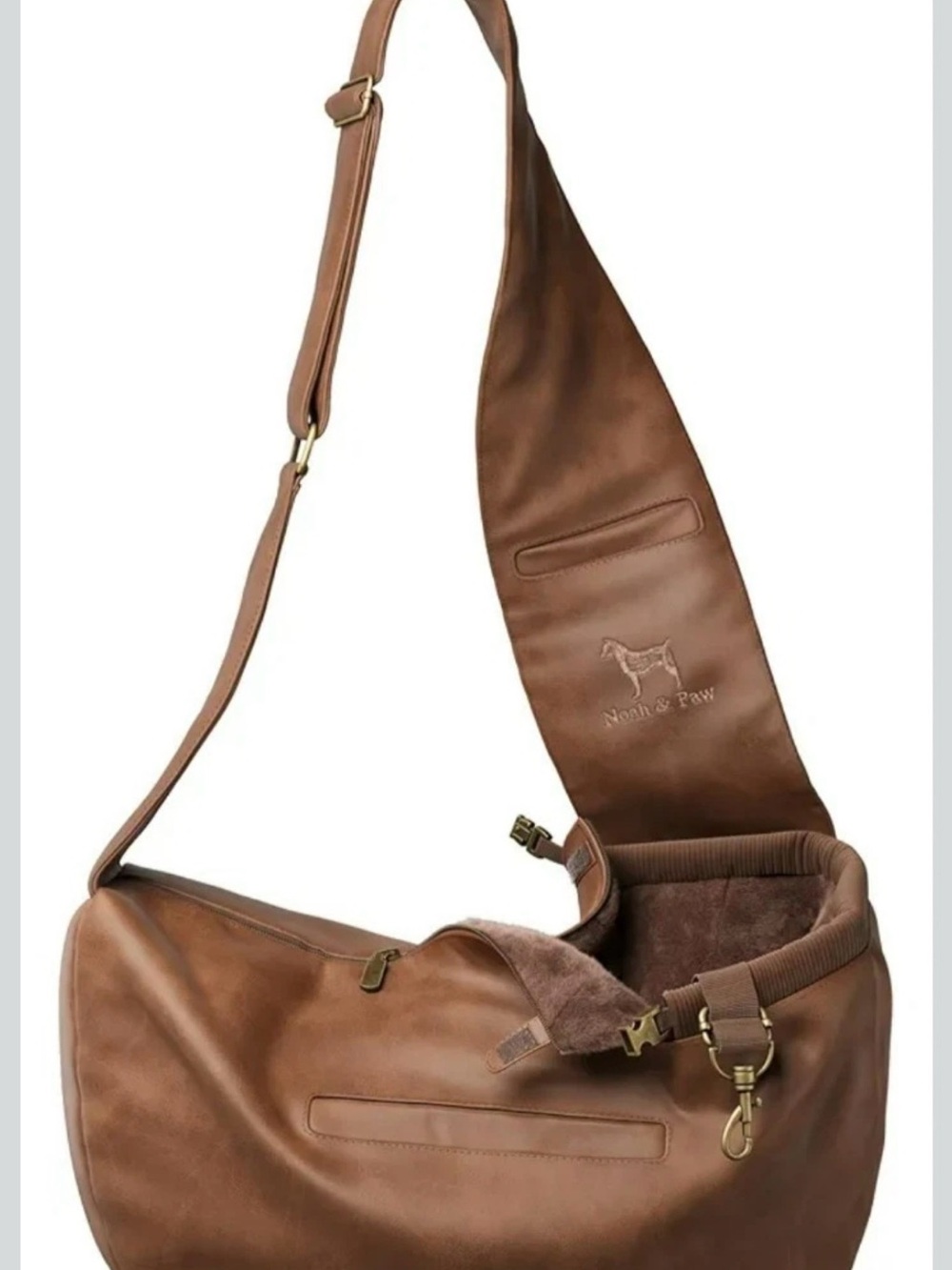 NWOT Noah and Paw Satchel/Carrier -soft lining - Picture 4 of 11
